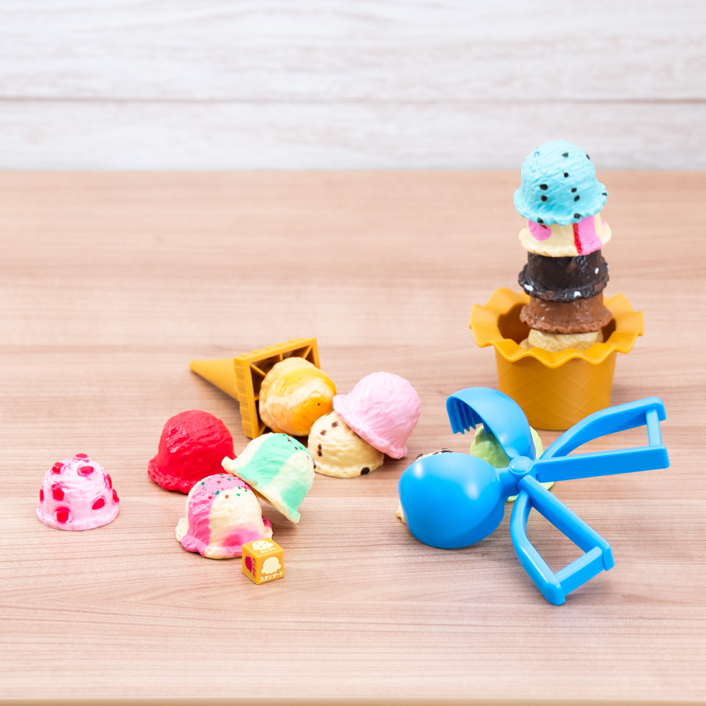 サブスクおもちゃ「アイスクリームタワー+3」紹介